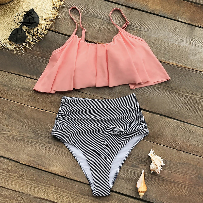 High Waisted Bikini Set