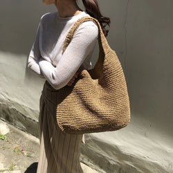 Fashion Straw Shoulder Bag