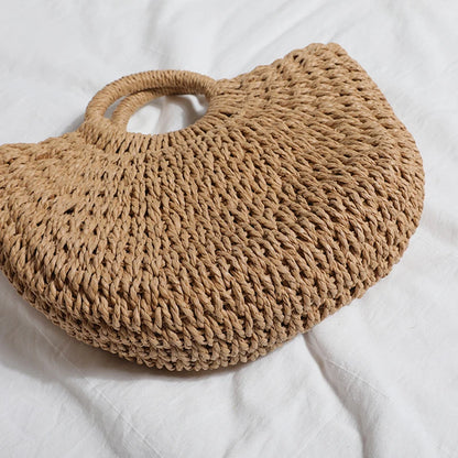 Casual Rattan Shoulder Bag